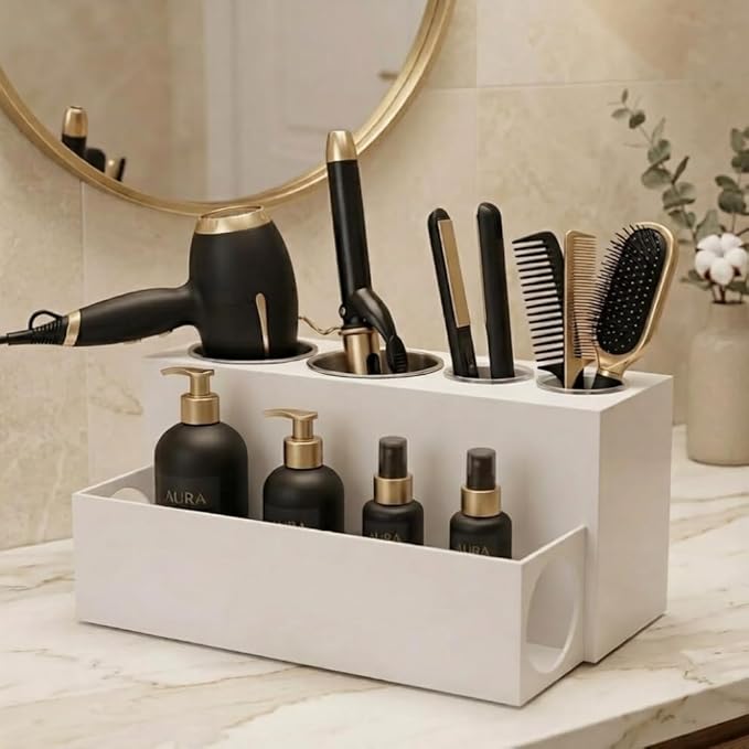 SOL ECO Bathroom Hair Tool Organizer