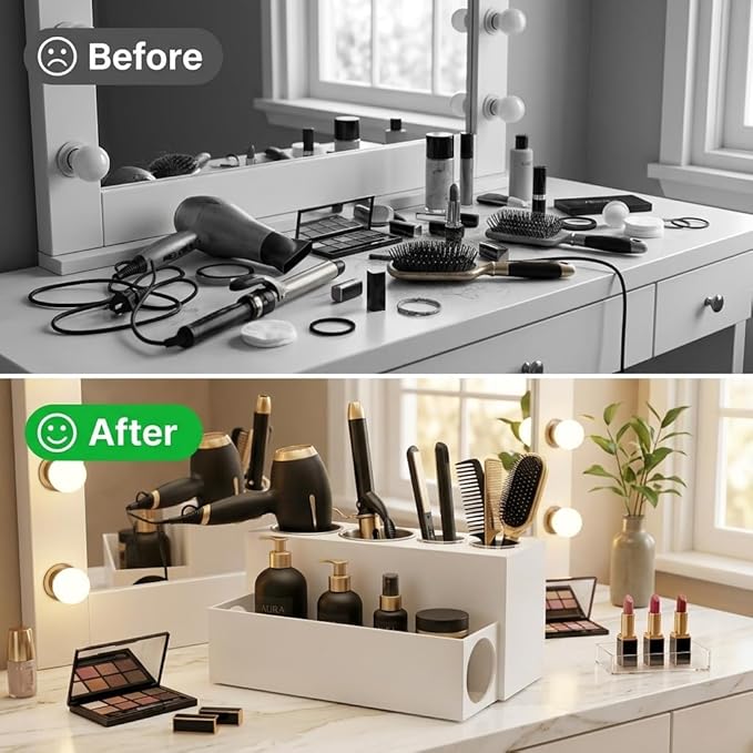 SOL ECO Bathroom Hair Tool Organizer - Image 5