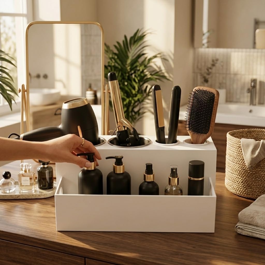 SOL ECO Bathroom Hair Tool Organizer - Image 7