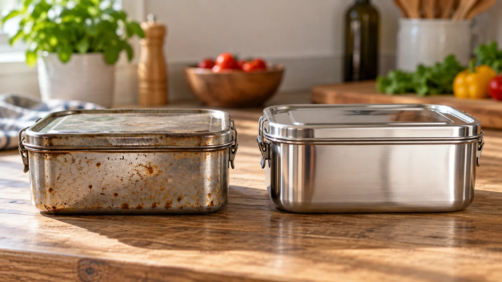 Do stainless steel containers rust