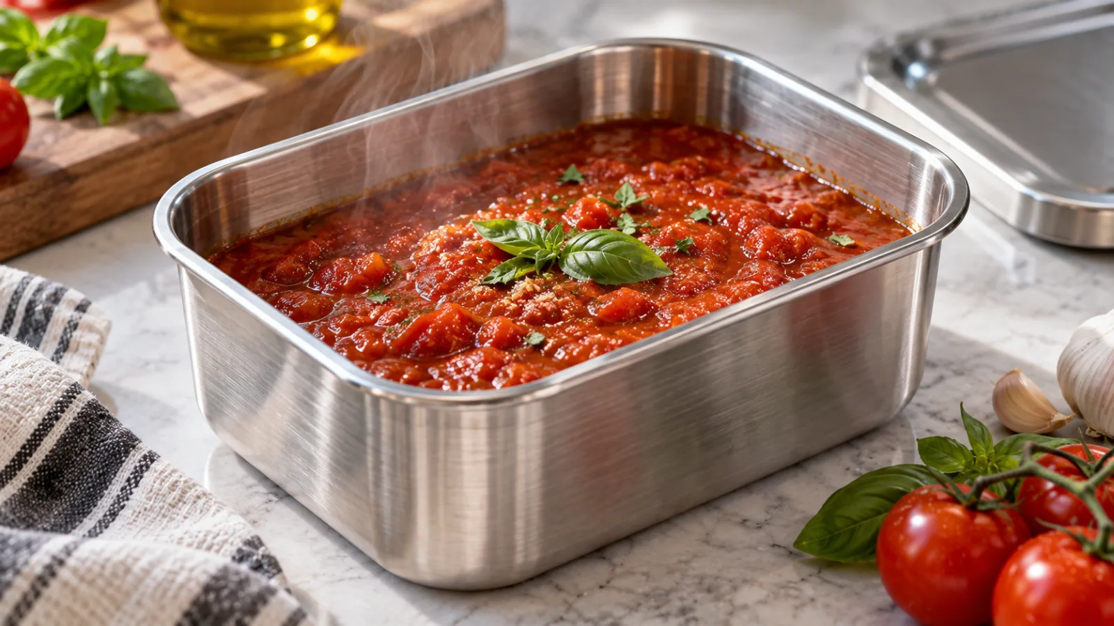 Does stainless steel leach into food