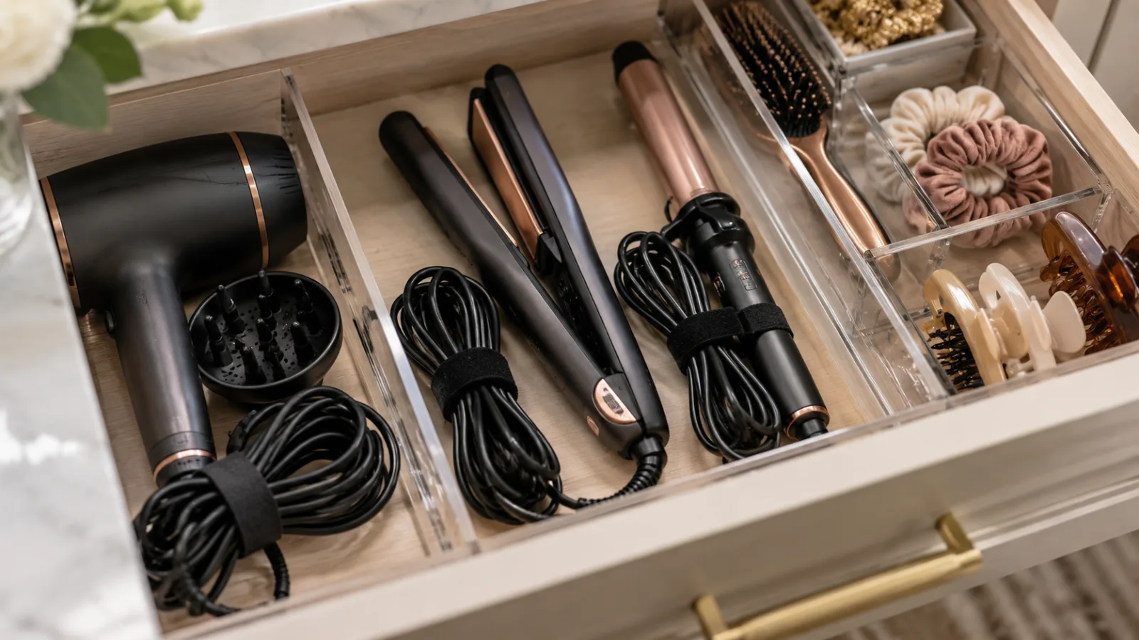 Hair tool cord management