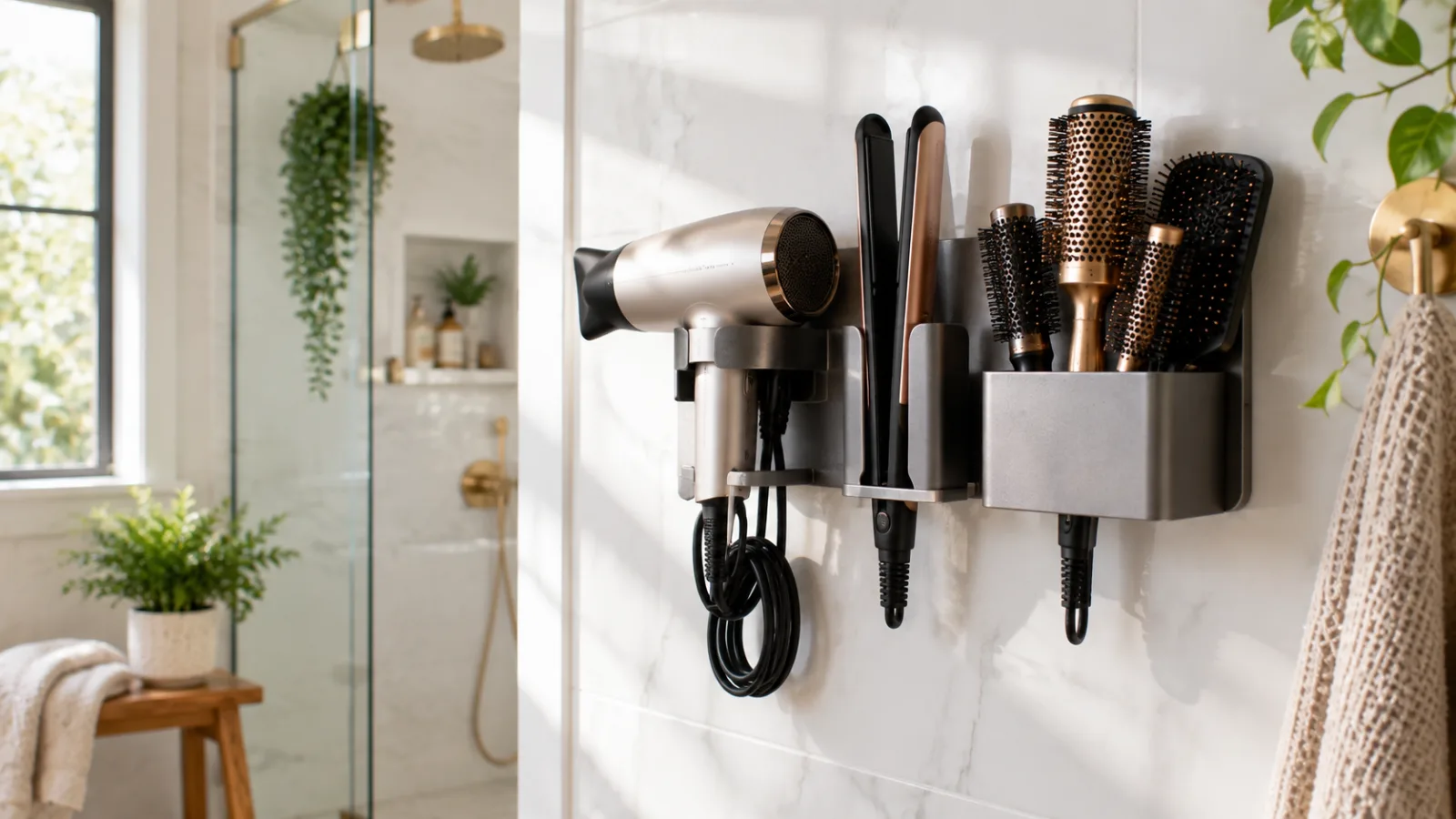 How to organize hair tools