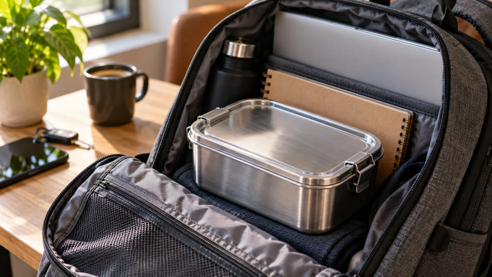 Leak-proof stainless steel containers