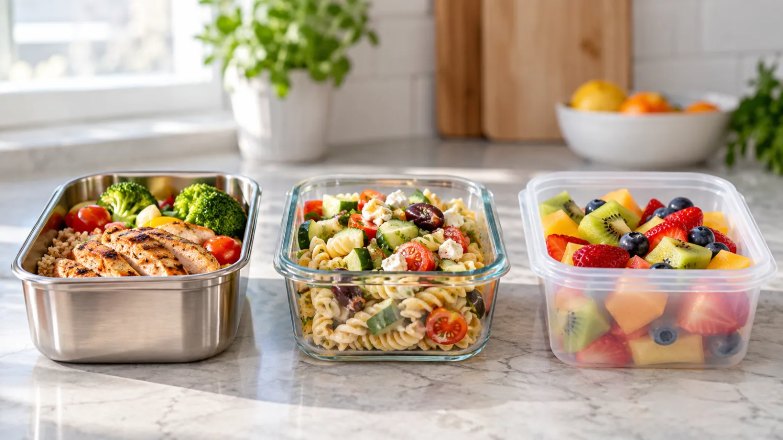 Stainless steel vs plastic vs glass food containers